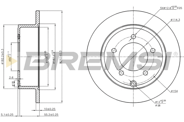 Brake Disc (CD7762S)