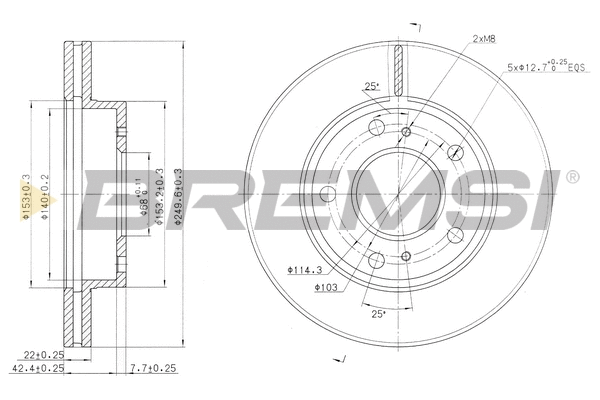 Brake Disc (CD7356V)