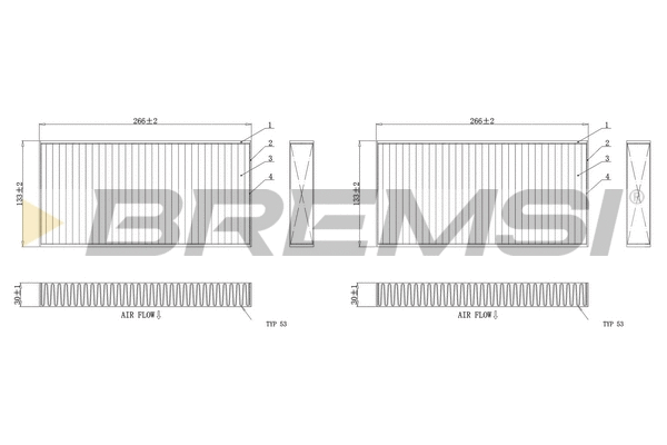 Filter, cabin air (FC0859)