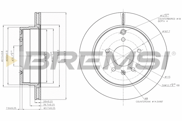 Brake Disc (CD7660V)