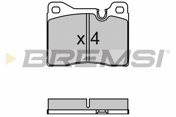 Brake Pad Set, disc brake (BP2043)