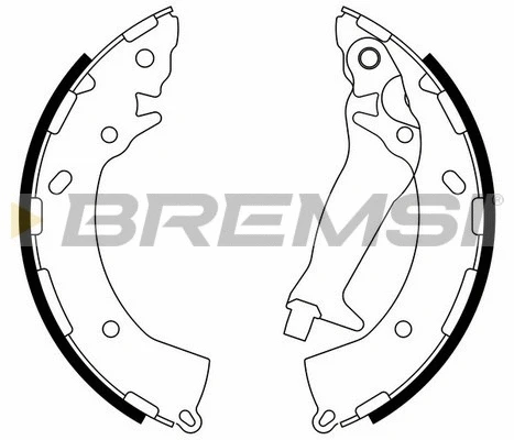 Brake Shoe Set (GF0744)