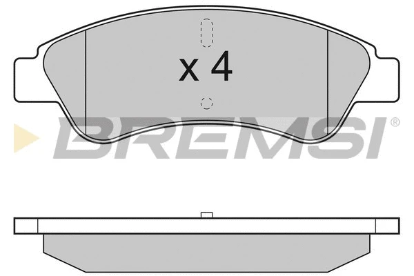 Brake Pad Set, disc brake (BP3286)