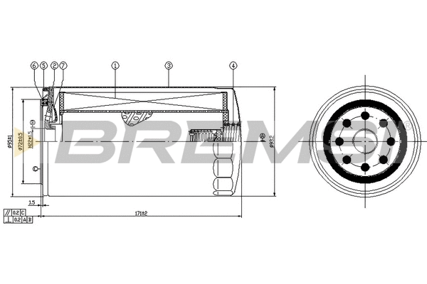Oil Filter (FL0758)
