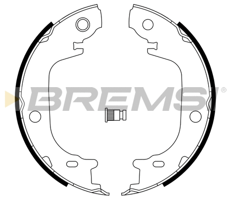 Brake Shoe Set, parking brake (GF1113)