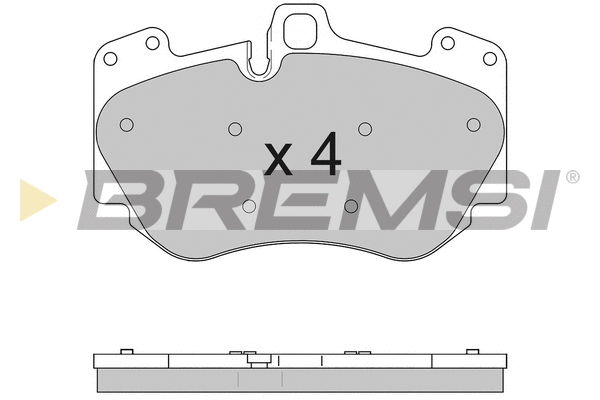 Brake Pad Set, disc brake (BP3611)