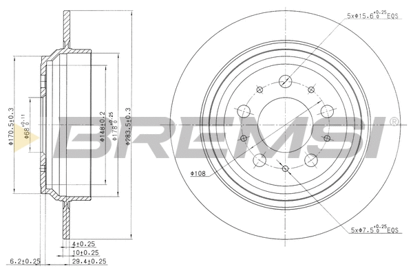 Brake Disc (CD7259S)