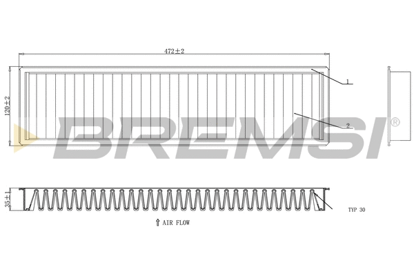 Filter, cabin air (FC0986C)