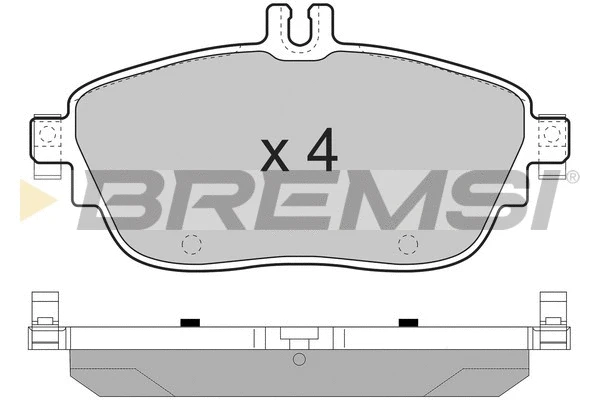Brake Pad Set, disc brake (BP3496)