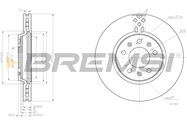 Brake Disc (CD7942V)