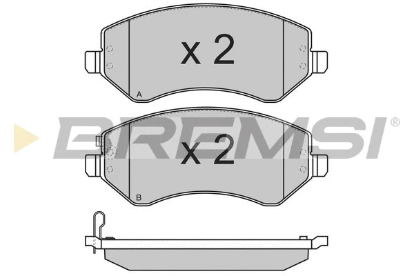 Brake Pad Set, disc brake (BP3221)