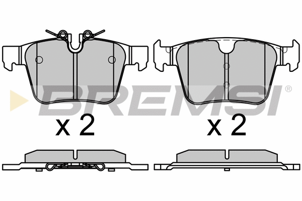 Brake Pad Set, disc brake (BP3664)