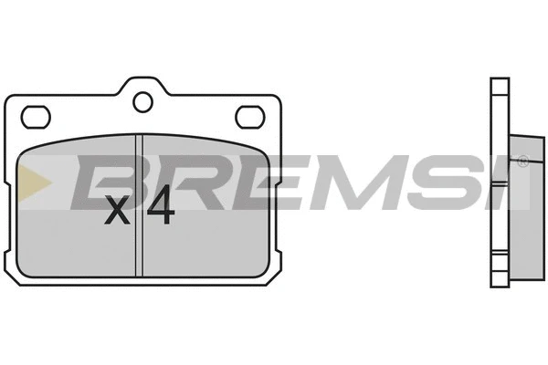 Brake Pad Set, disc brake (BP2198)
