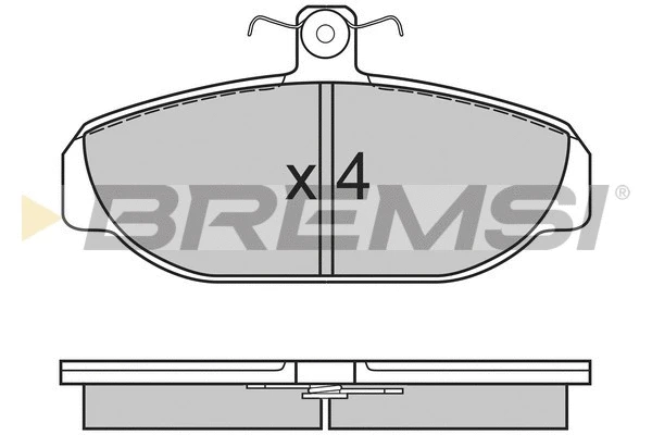 Brake Pad Set, disc brake (BP2616)