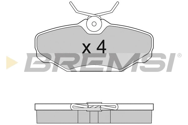 Brake Pad Set, disc brake (BP2884)