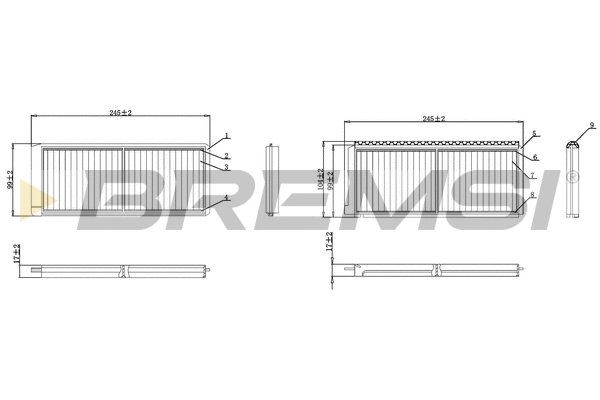 Filter, cabin air (FC0913)