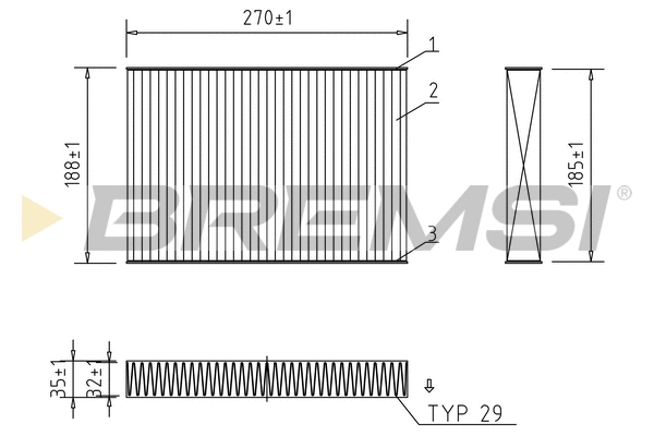 Filter, cabin air (FC0942C)