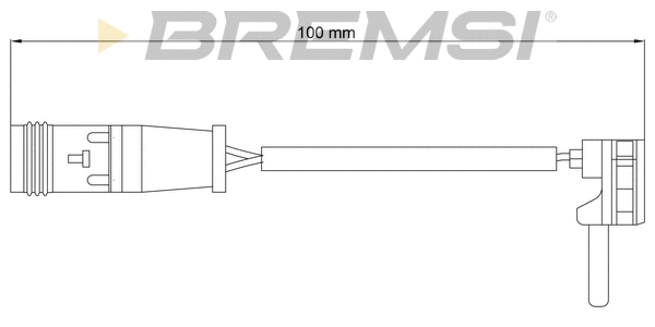 Warning Contact, brake pad wear (WI0769)