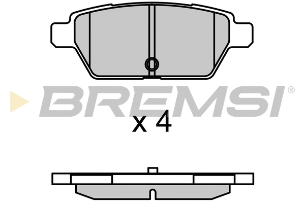 Brake Pad Set, disc brake (BP3683)