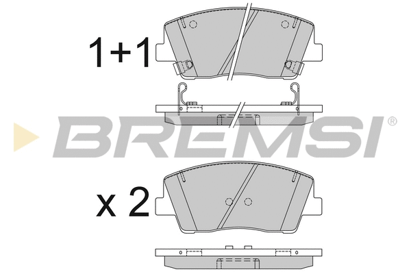 Brake Pad Set, disc brake (BP3824)