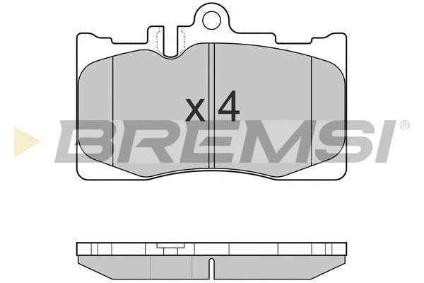 Brake Pad Set, disc brake (BP3021)