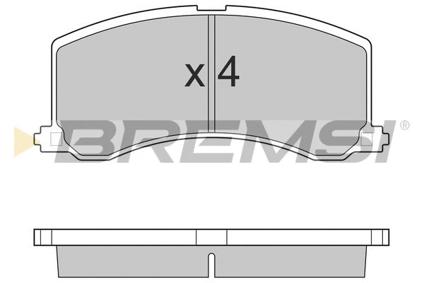 Brake Pad Set, disc brake (BP2684)