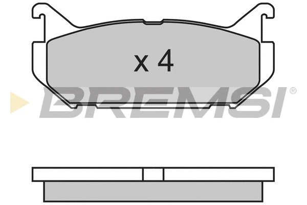 Brake Pad Set, disc brake (BP2632)