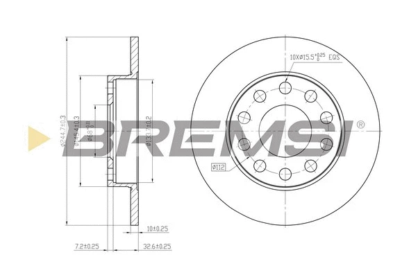 Brake Disc (CD7709S)