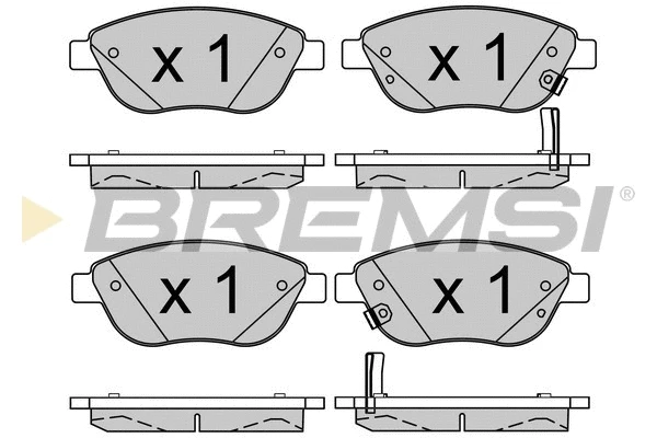 Brake Pad Set, disc brake (BP3523)