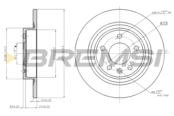 Brake Disc (CD7871S)