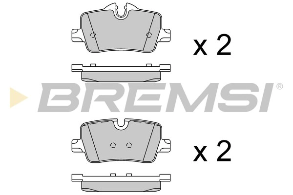 Brake Pad Set, disc brake (BP3915)