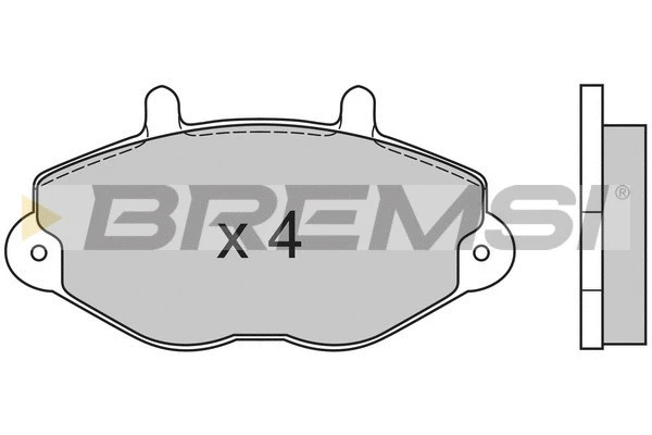 Brake Pad Set, disc brake (BP2549)