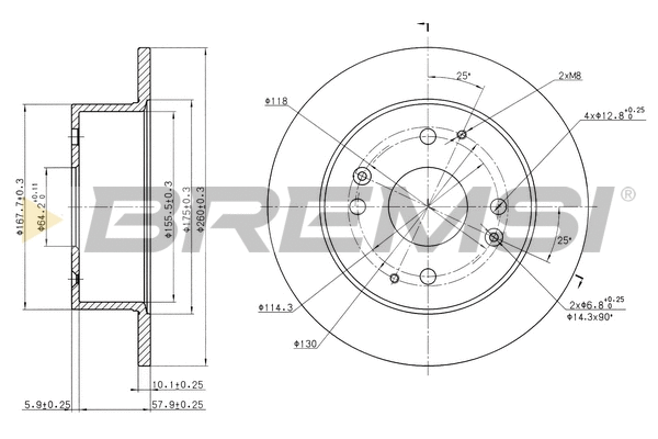 Brake Disc (CD7488S)