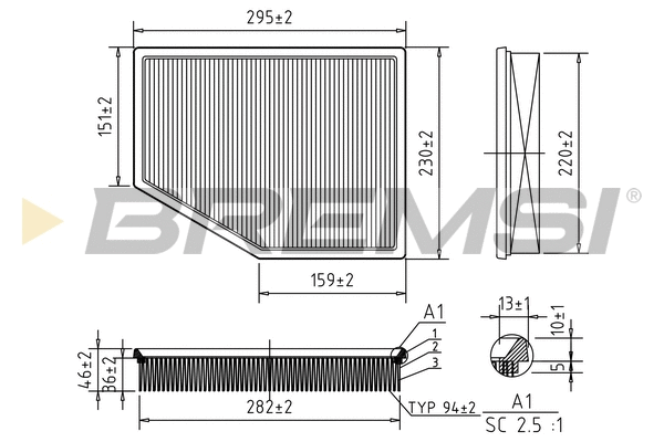 Air Filter (FA1570)