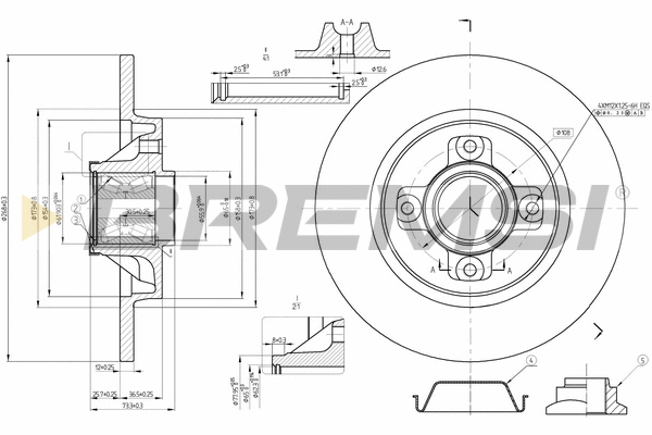 Brake Disc (CD7735S)
