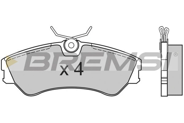 Brake Pad Set, disc brake (BP2541)