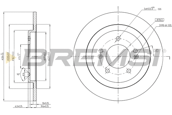 Brake Disc (CD8482S)