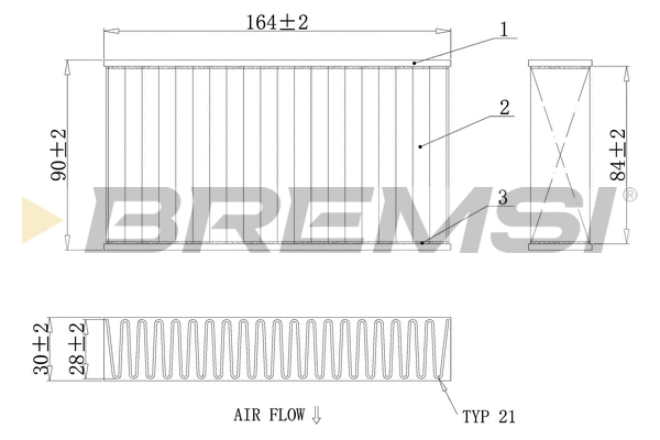Filter, cabin air (FC0425A)