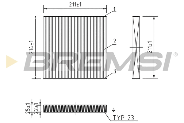 Filter, cabin air (FC0439A)