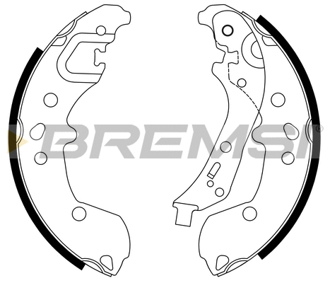 Brake Shoe Set (GF1114)