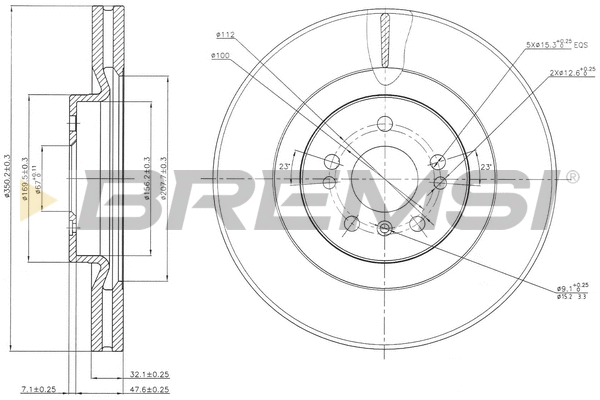 Brake Disc (CD7532V)