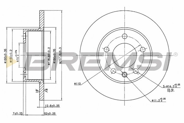 Brake Disc (CD6131S)