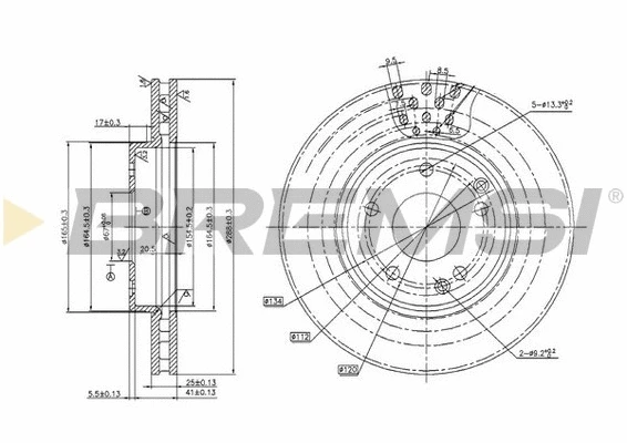 Brake Disc (CD7135V)