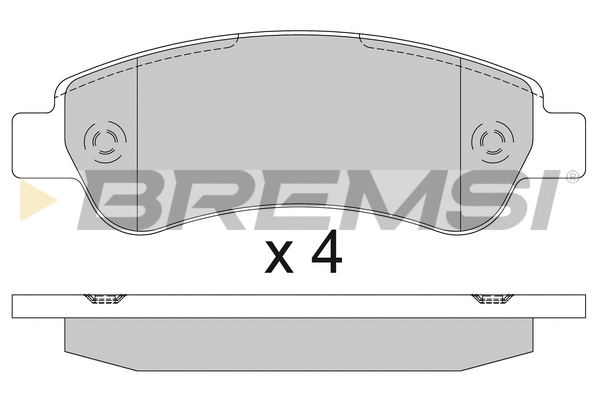 Brake Pad Set, disc brake (BP3286TR)