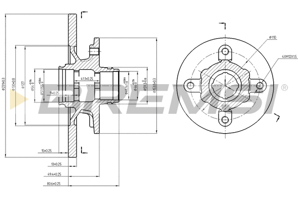 Brake Disc (CD6114S)