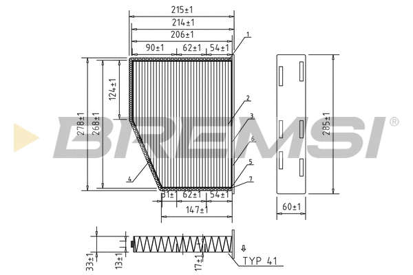 Filter, cabin air (FC0190)