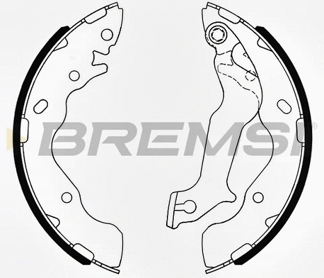 Brake Shoe Set (GF0809)