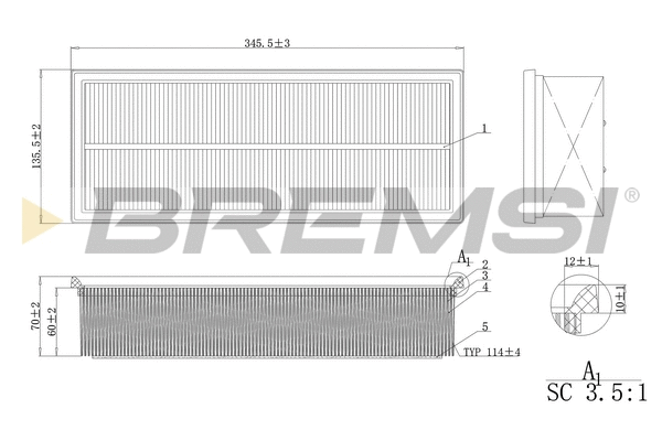 Air Filter (FA0215)