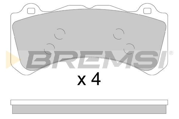 Brake Pad Set, disc brake (BP3896)