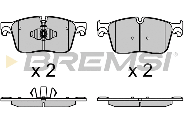 Brake Pad Set, disc brake (BP3697)